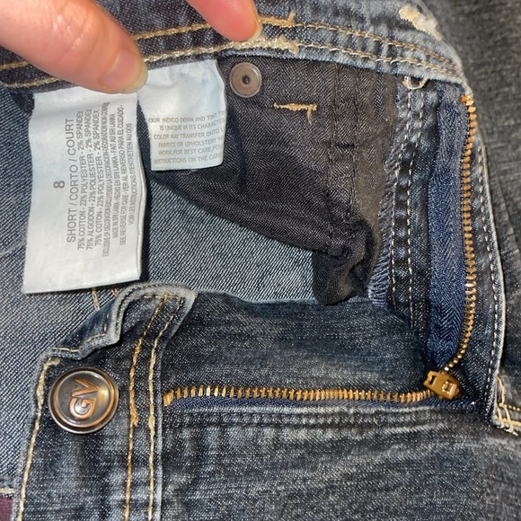 Gloria Vanderbilt Size 8 women’s denim, capris, raw hem.‎ Preowned. - Picture 4 of 7